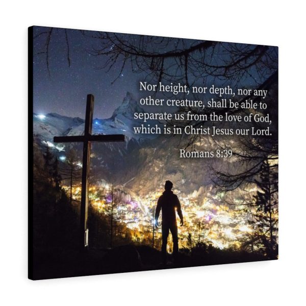 Scripture Canvas Love of God Romans 8:39 Christian Bible Verse Meaningful Framed Prints, Canvas Paintings - Image 4