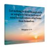 Scripture Canvas Let Nothing Be Done Philippians 2:3-4 Christian Bible Verse Meaningful Framed Prints, Canvas Paintings