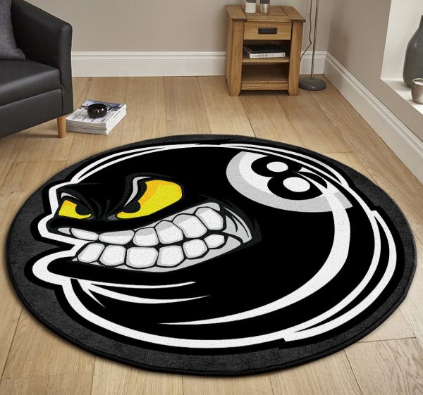 Ball Aufkleber Hot Rod Round Mat Round Floor Mat Room Rugs Carpet Outdoor Rug Washable Rugs - Image 3