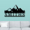 Christmas Gift, Personalized Family Name Metal Sign Housewarming Gift - Image 2