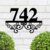 Custom Metal Address Sign Address Number Sign Metal House Numbers Addr