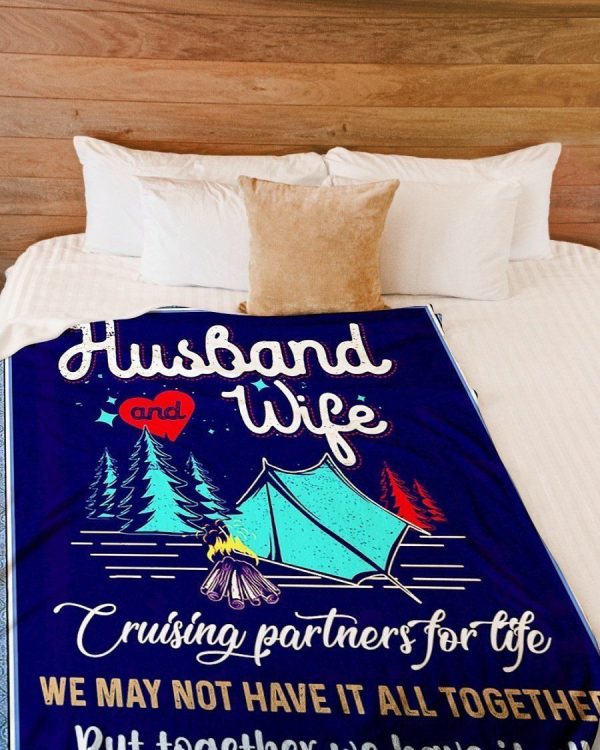 Husband And Wife Together We Have It All Printed Fleece Blanket - Image 3