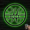 Custom Last Name Metal Wall Art With Led Lights, Personalized Name Est - Image 3