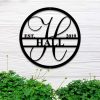Custom Last Name Metal Wall Art With Led Lights, Personalized Name Est - Image 4