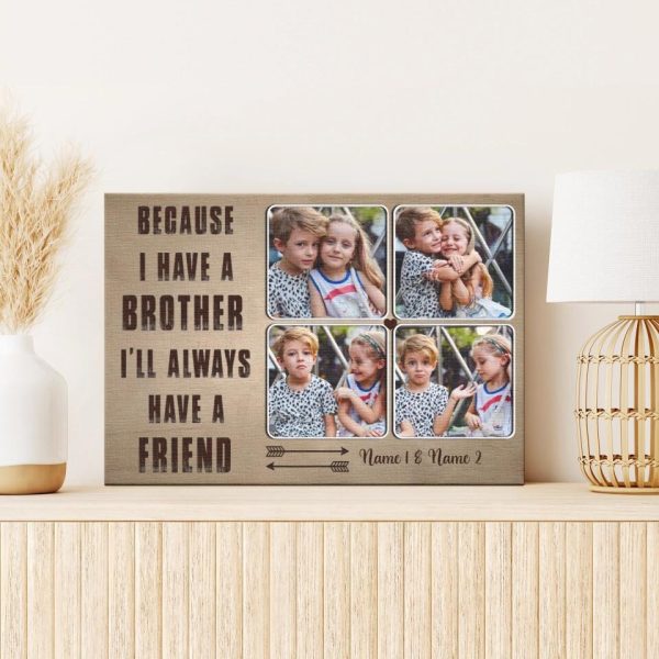 Canvas Prints From Photos, Personalized Canvas, Gift For Brother, Gifts For Brothers From Sisters Demcanvas - Image 6