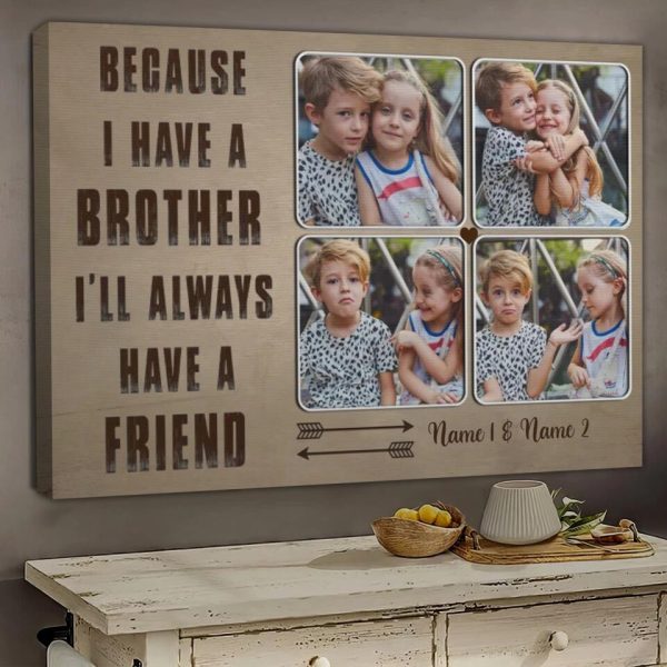 Canvas Prints From Photos, Personalized Canvas, Gift For Brother, Gifts For Brothers From Sisters Demcanvas - Image 7