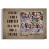 Canvas Prints From Photos, Personalized Canvas, Gift For Brother, Gifts For Brothers From Sisters Demcanvas